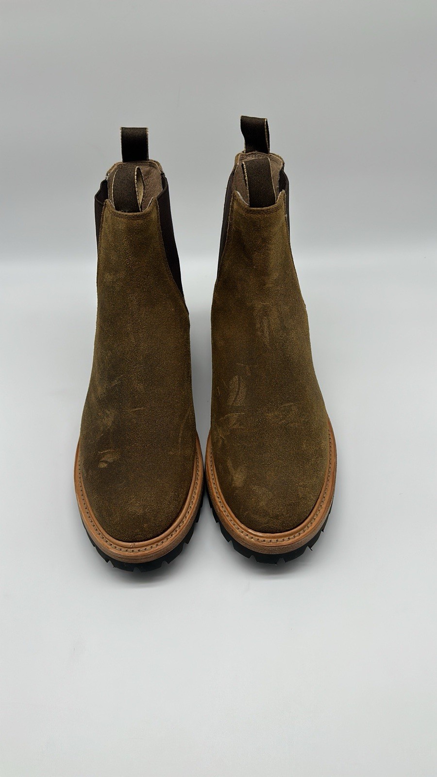 Taylor Stitch L.E. The Ranch Boots in Golden Brown Waxed Suede Men’s Sz 10 D NEW