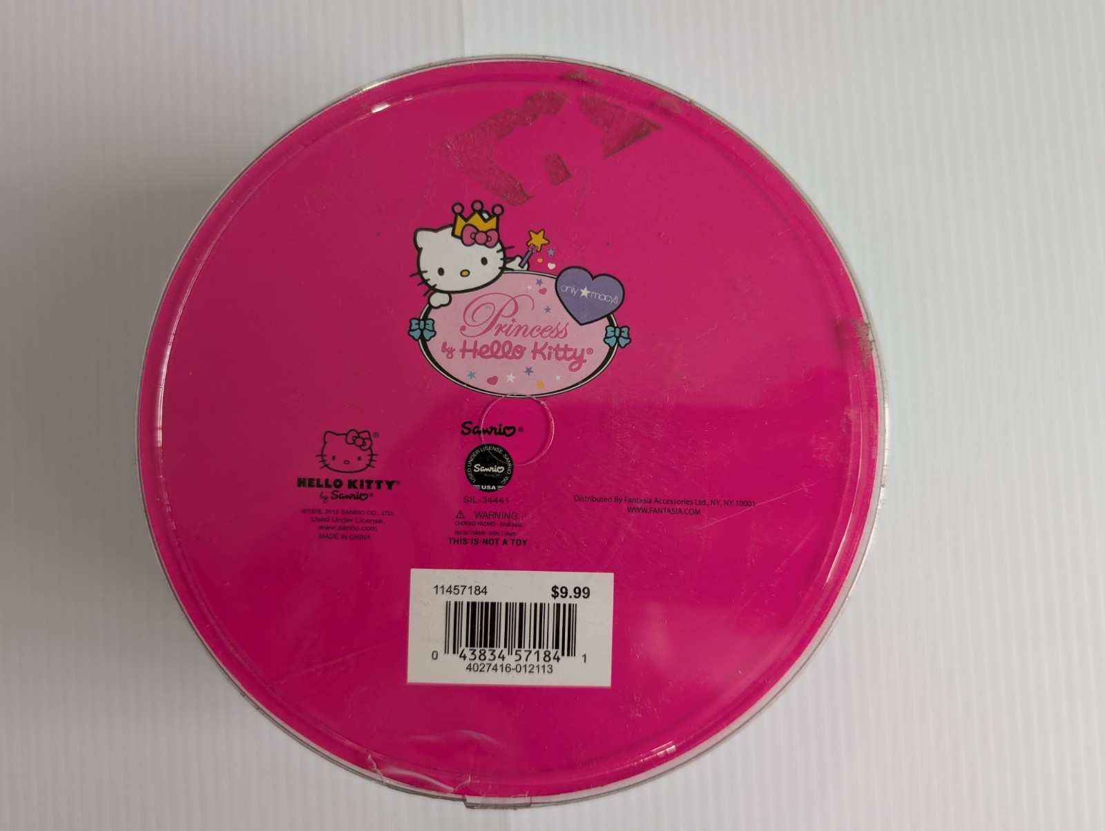 Hello Kitty Rhinestone Tiara Headband Princess Crown Sanrio Pink Girls Costume
