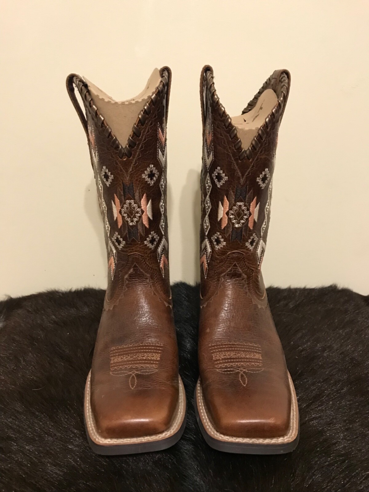 Ariat Ladies Round Up Skyler Canyon Tan Boots 10038327