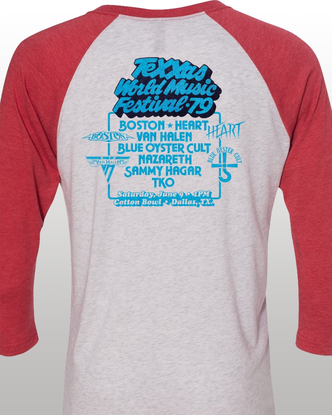 Unisex Retro T-Shirt | Texas Jam Inspired 1979 Music Style Tee | S–XXL