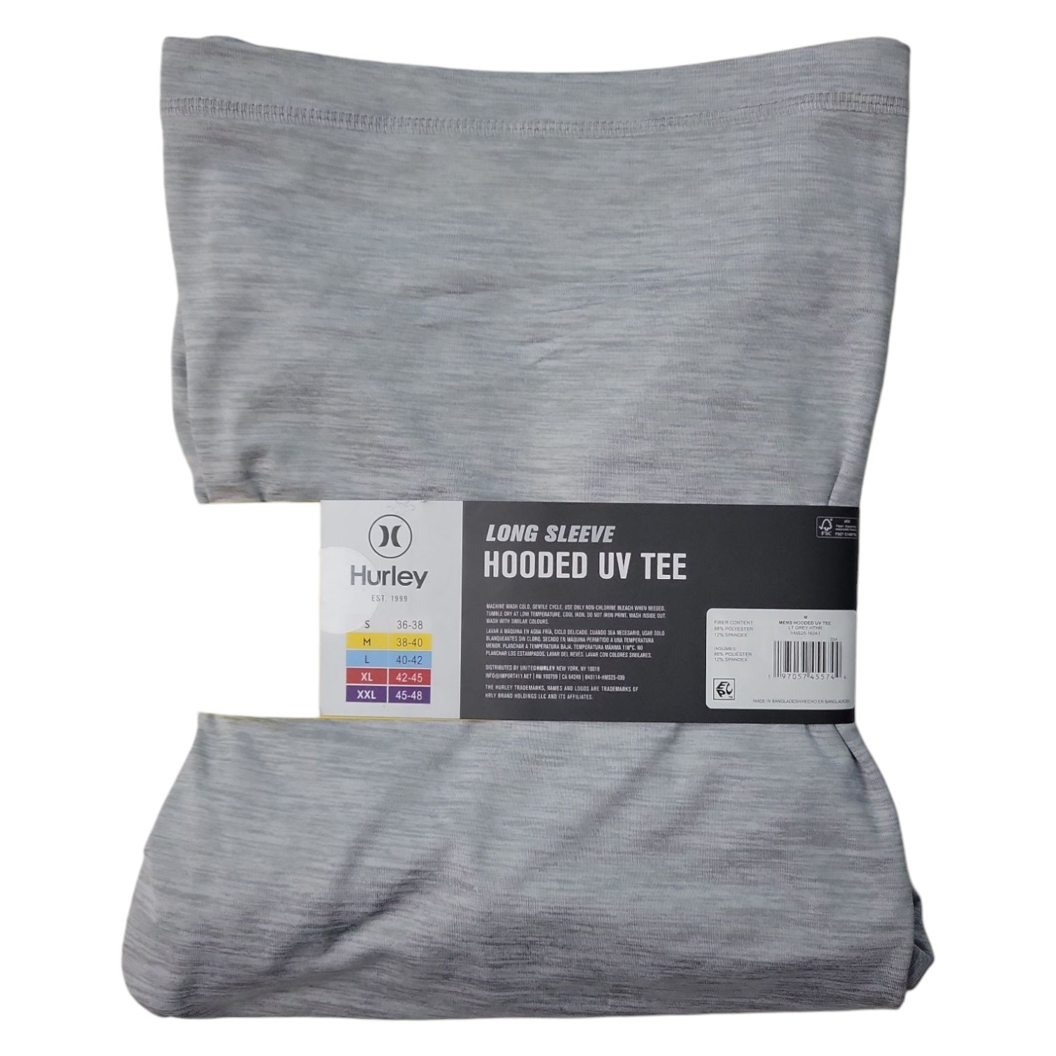 Hurley Men’s Sunny Side Hybrid Stretch Hooded UV T-Shirt