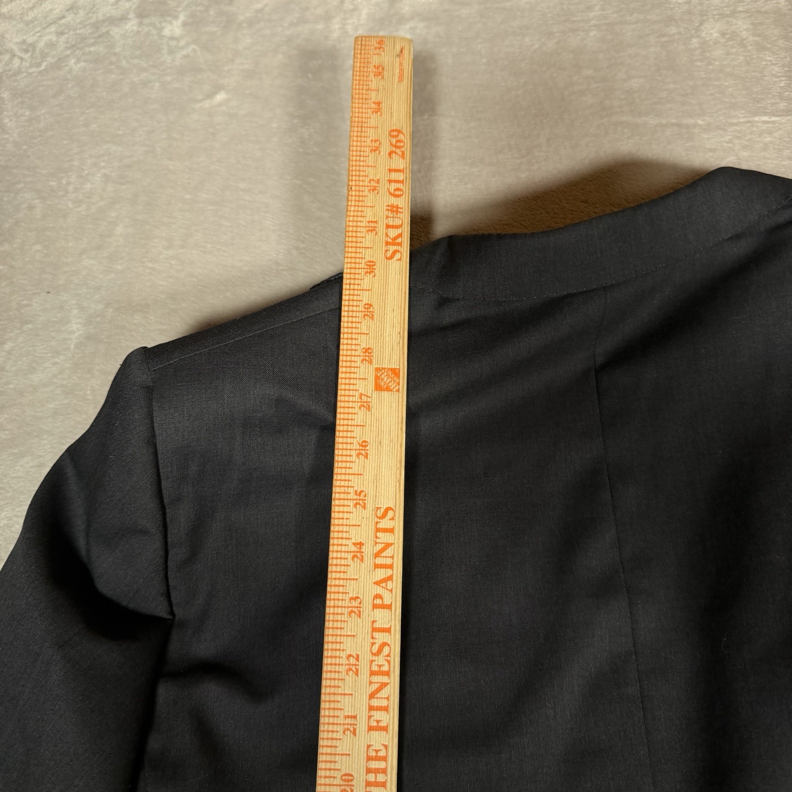Ermenegildo Zegna Blazer Mens 40 Black Manhattan Peak Multiseason Sport Coat