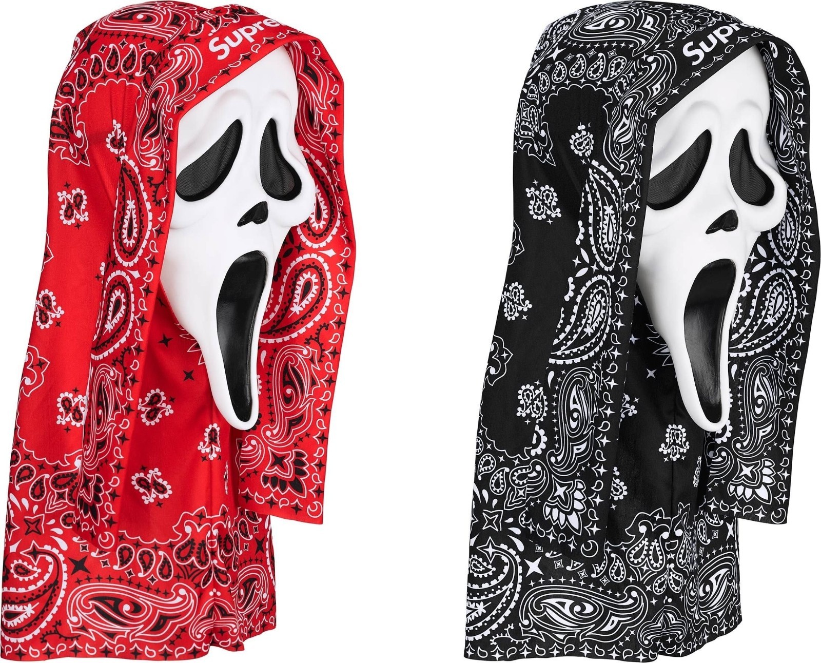 Supreme Ghostface Mask Red Black 2colors 26SS