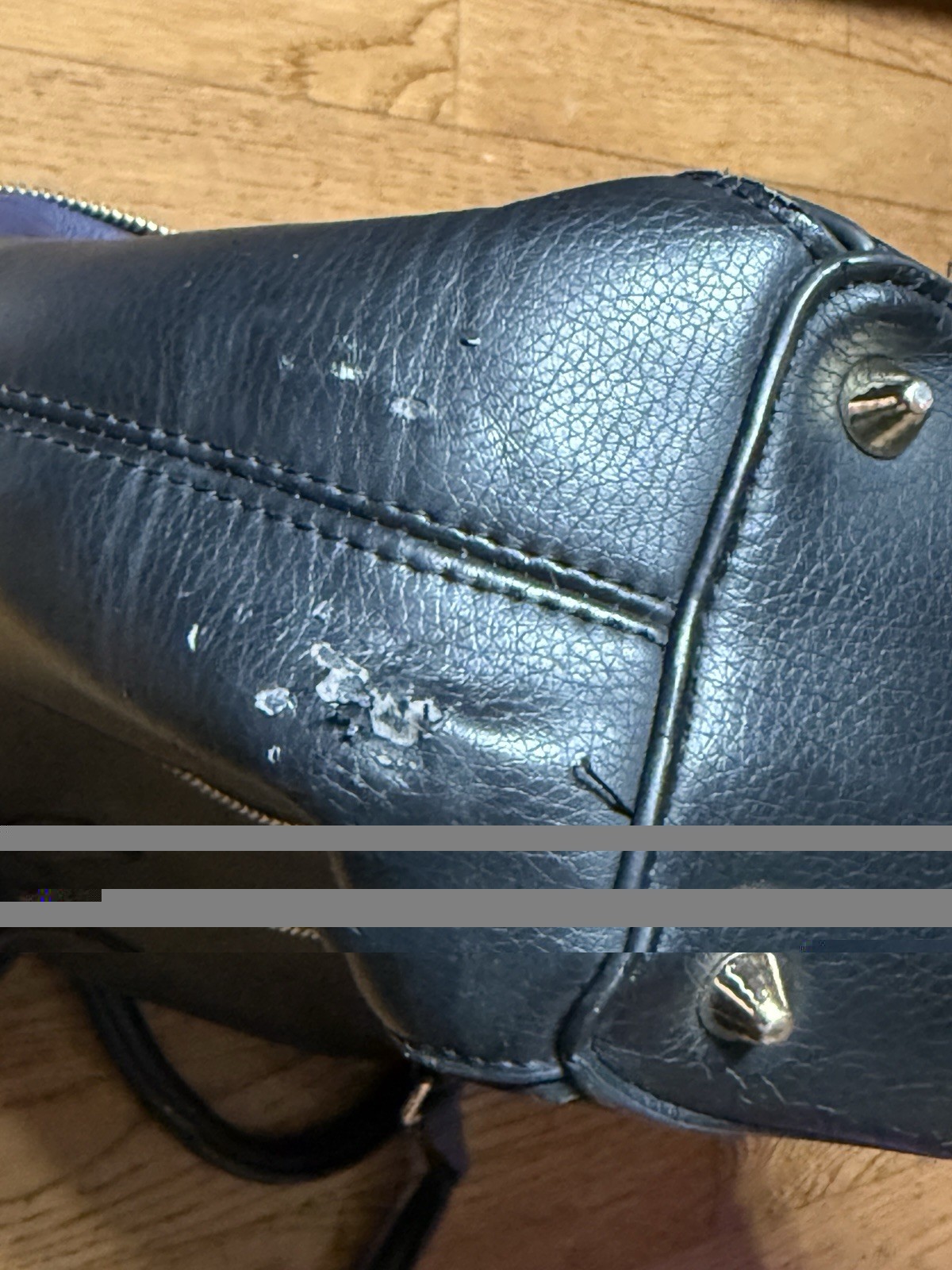 SWISS GEAR Men’s Black/Blue Colorblock Document Briefcase Zip w/ Inner Pockets
