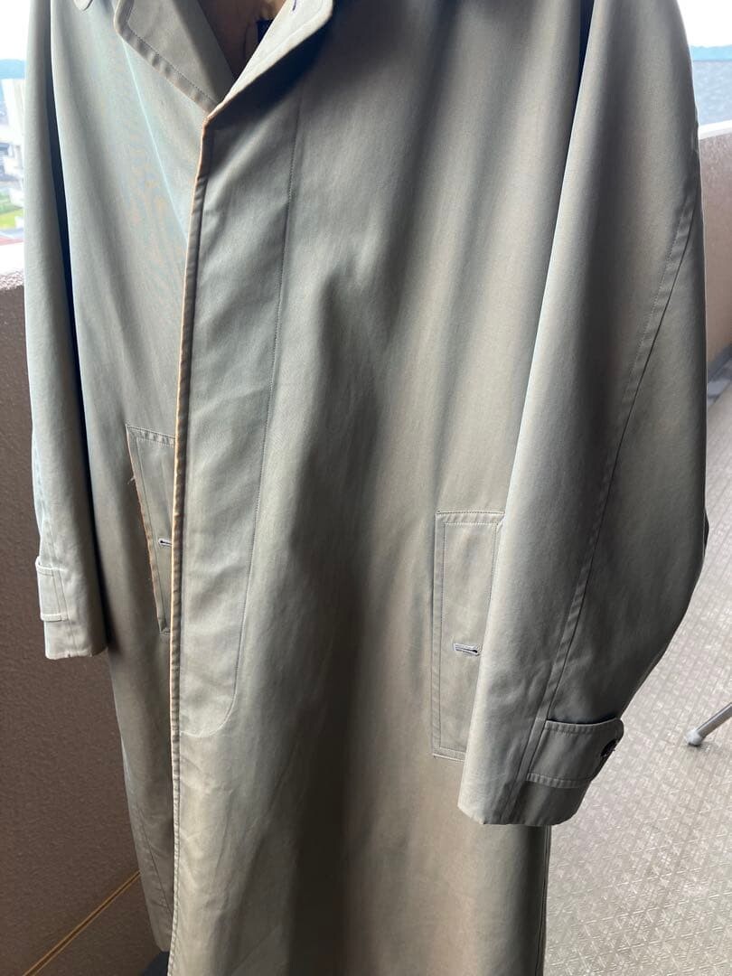 Burberrys Beige Soutien Collar Coat Mens M Nova Check Lined 110cm Chest Auth