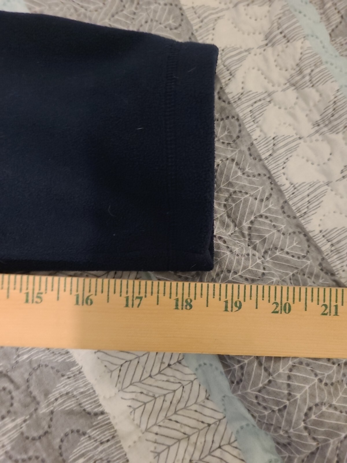 Starter Fleece Jacket Mens XL Blue Full Zip Stand Up Neck Insulated Pockets A38
