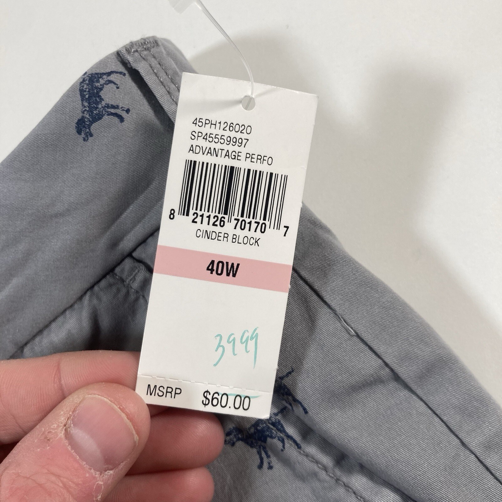 NEW Izod Advantage Performance Shorts 40 9.5″ All Over Dog Print AOP Stretch NWT