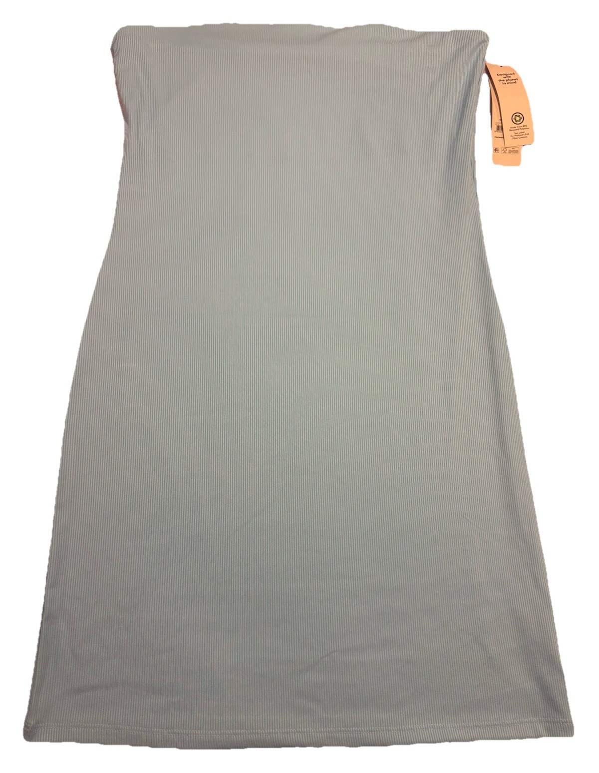 No Boundaries Strapless Ribbed Knit Bodycon TopDress Blue Juniors L/G 14-16