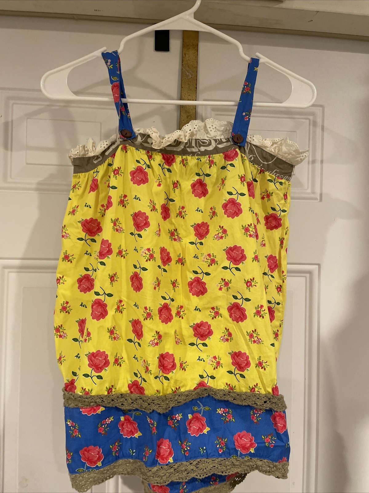 Mustard Pie Girls Sleeveless Multi-Color Shirt Size 12 In Good Condition