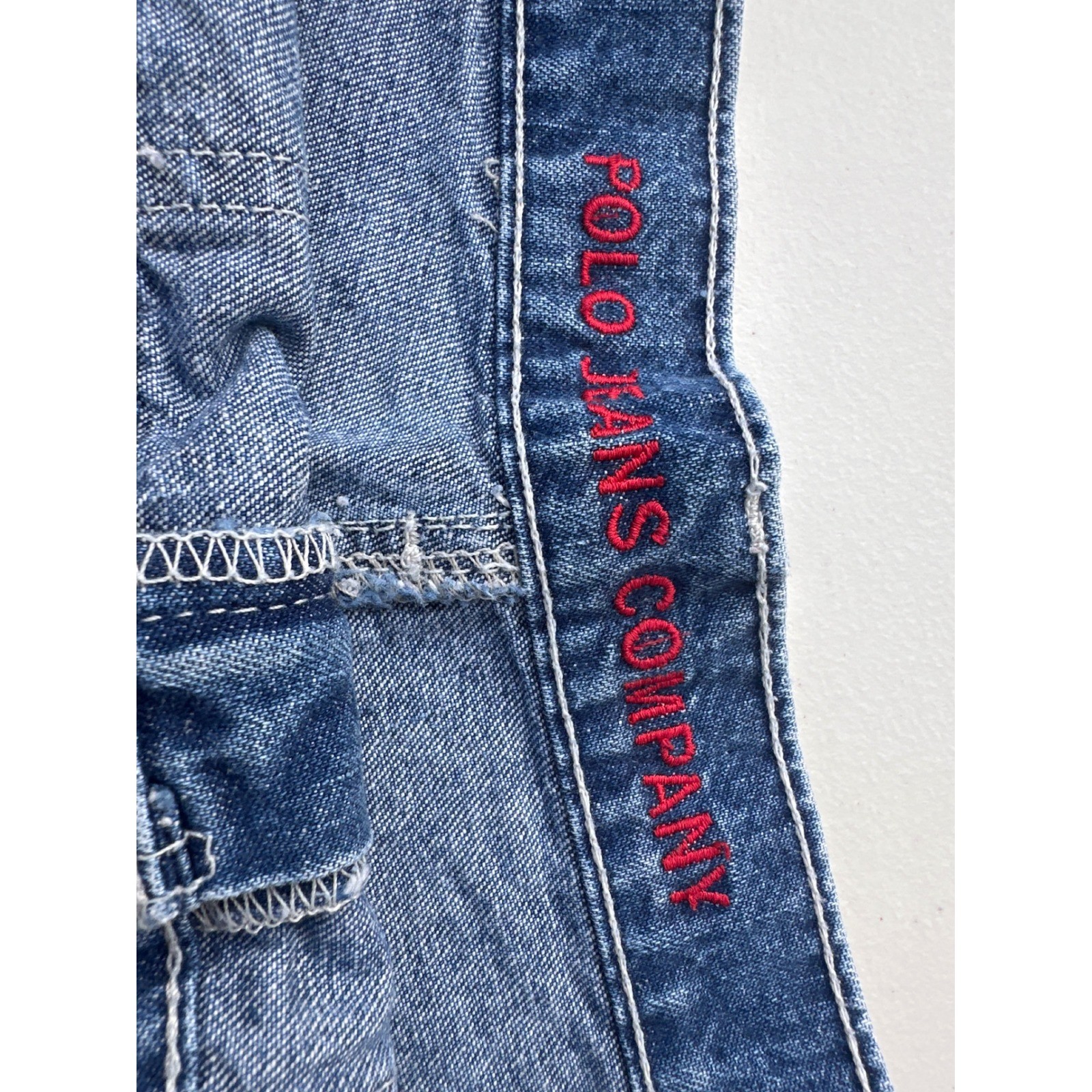 Polo Jeans Co Ralph Lauren Denim Shorts Womens 12 Blue New Dunne Utility Cargo