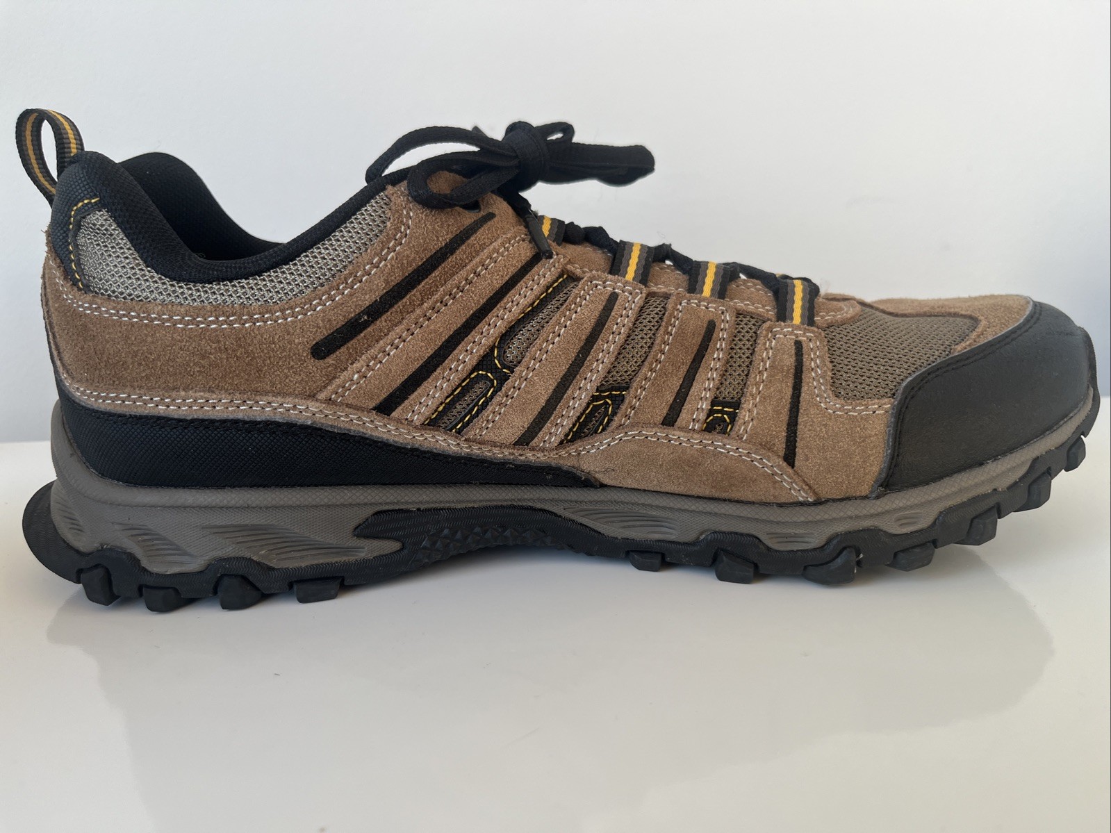 FILA Travail 2 Men’s Hiking Trail Shoes Size 10.5 Brown Gold Fusion Walnut