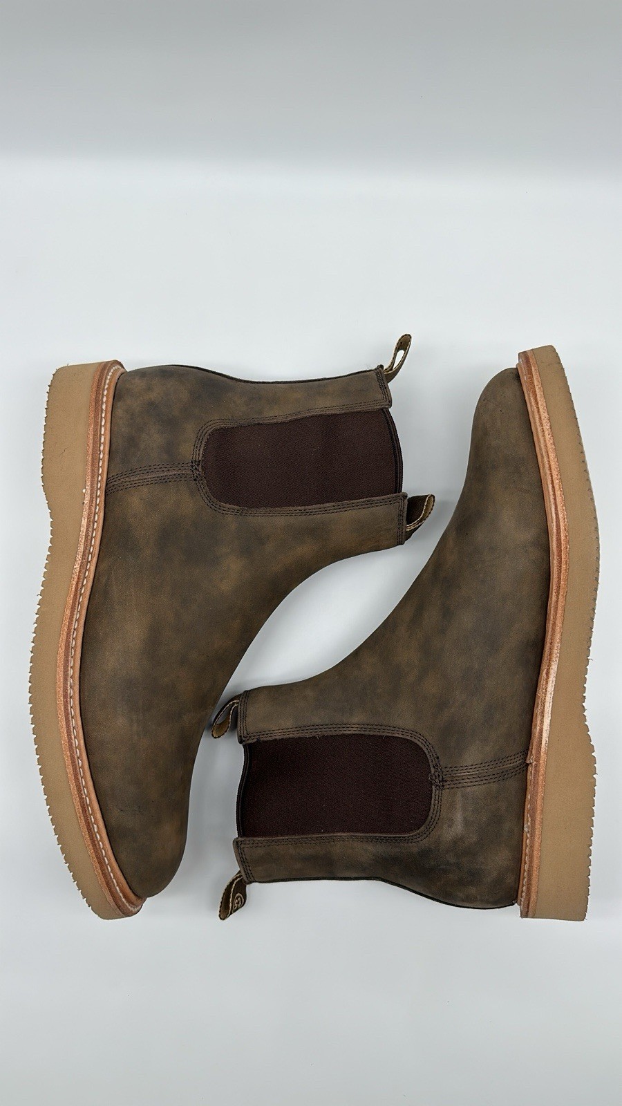 Taylor Stitch Ranch Boot Waterproof Espresso Grizzly Leather Men’s Size 11 D NEW