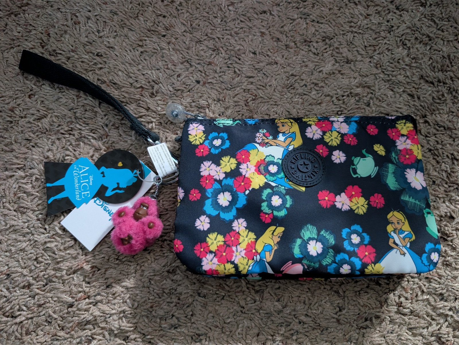 Alice in Wonderland clutch by Kipling– new with tags, official Disney product