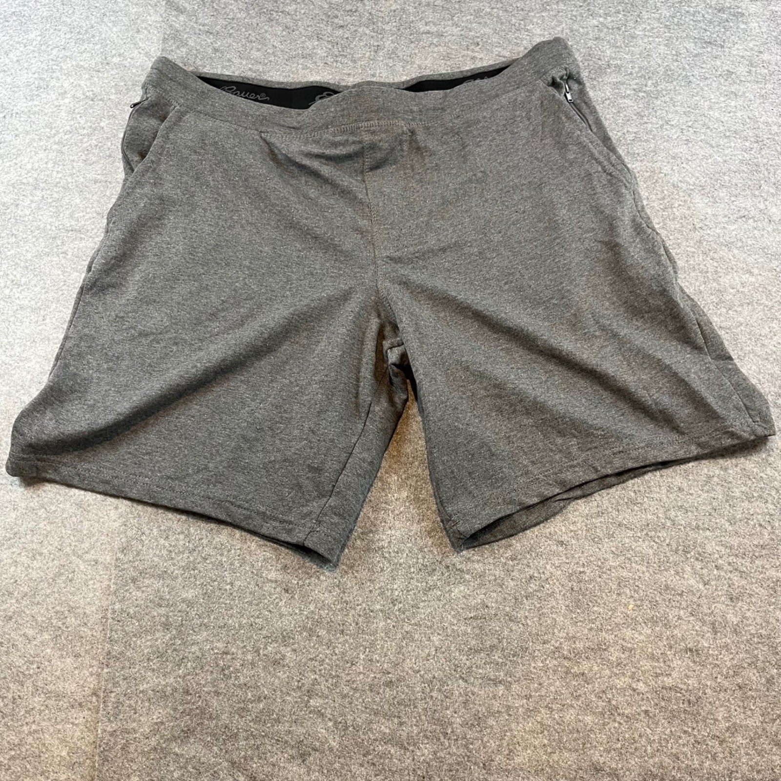 Eddie Bauer Mens Lounge Shorts Charcoal Heather Sleep Knit XL NWT EM23SH10R