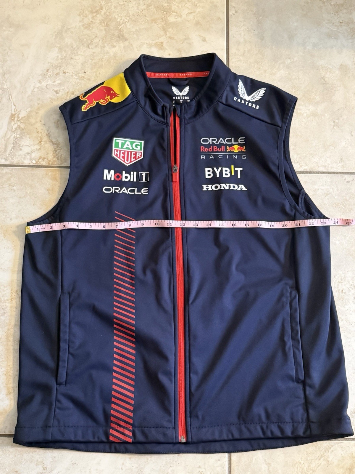 Oracle Red Bull Racing Castore Softshell Gilet Vest XL 2022 F1 Honda Bybit