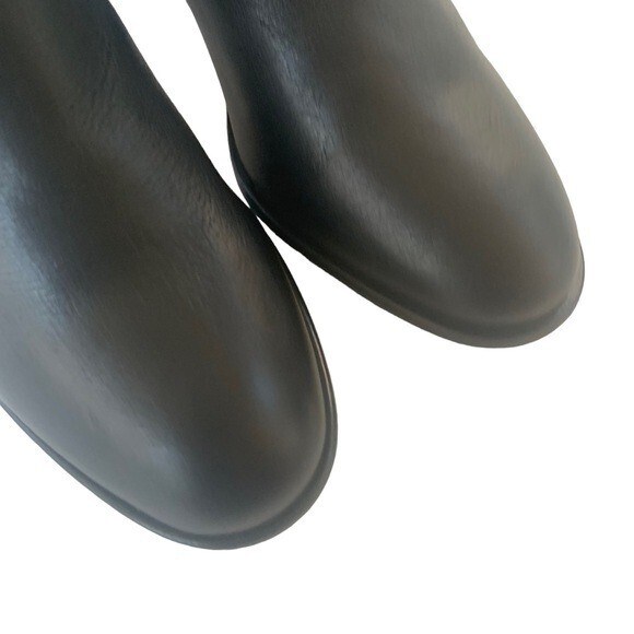 NWT Draper James Leather Tegan Dress Boot Black with Buckle Size 10 Retail $185