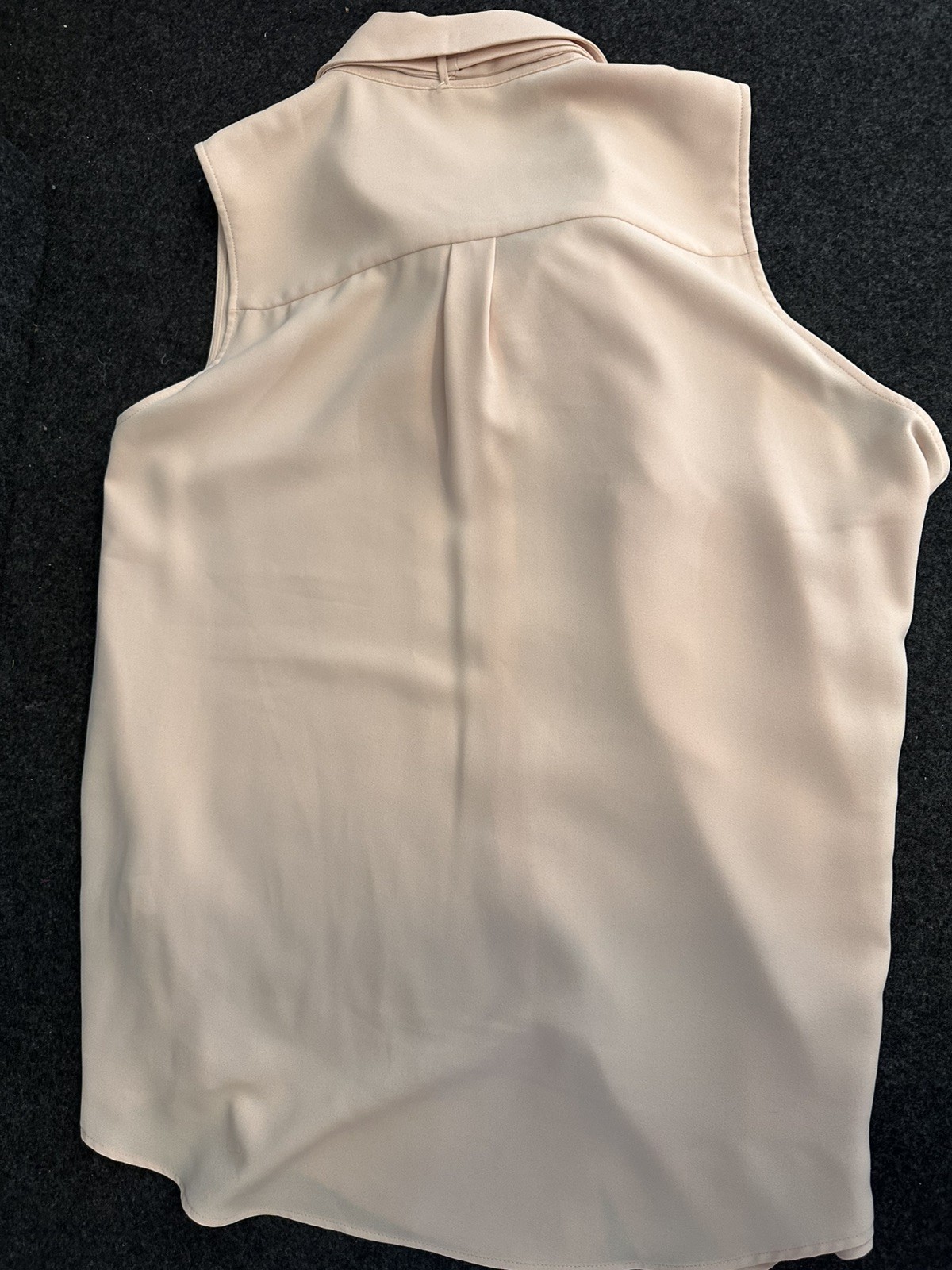 Alex Marie sleeveless button up Blouse Size XL with front tie