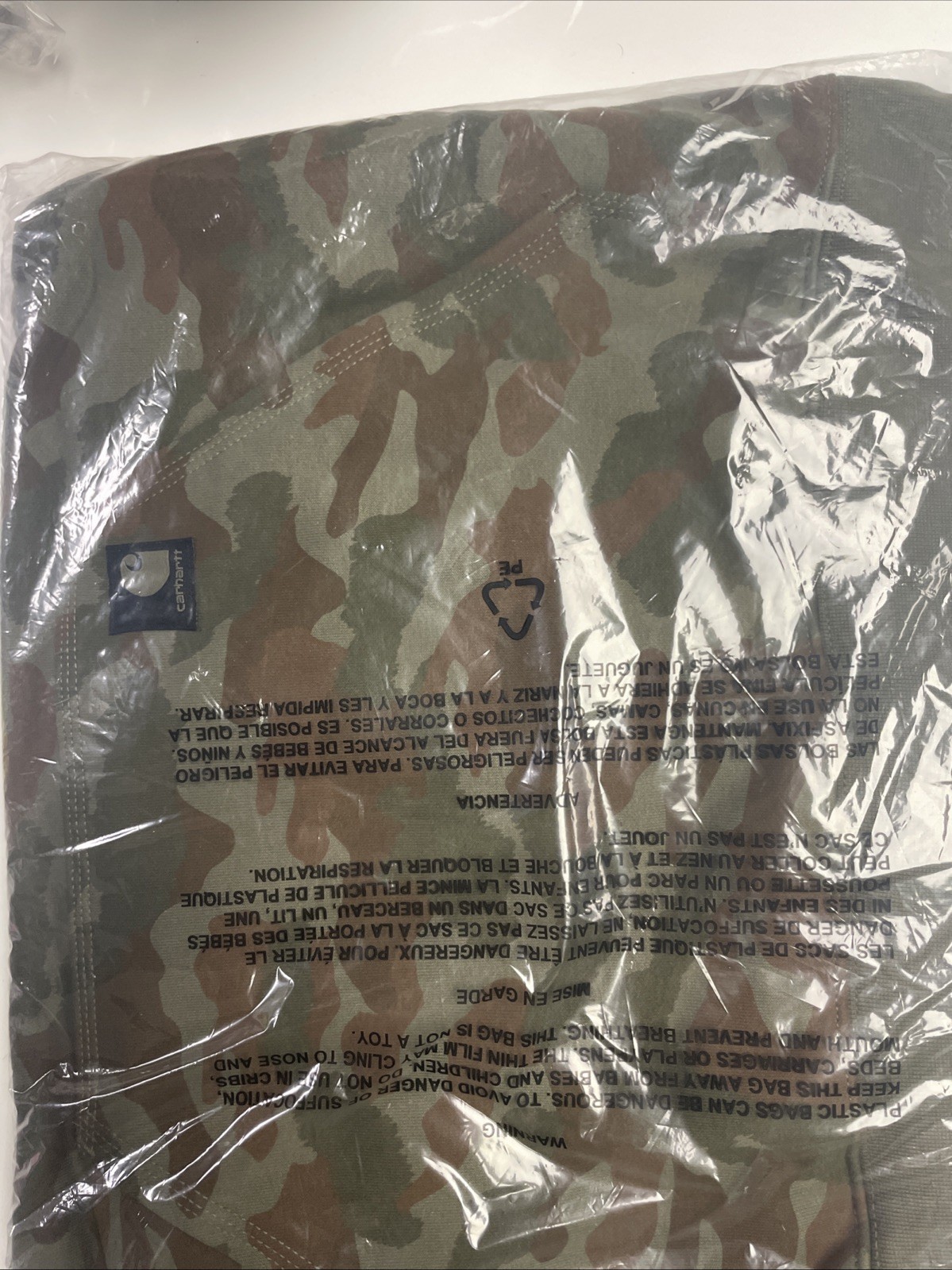 Carhartt Men’s Marquette Camouflage Hooded Sweatshirt Hoodie L Large NWT Hunting