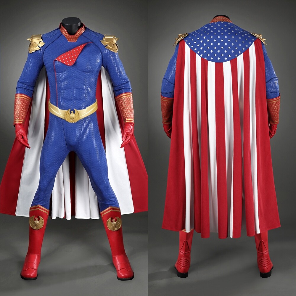 Homelander Costume The Boys Season 3 cosplay Suit fullset Top version