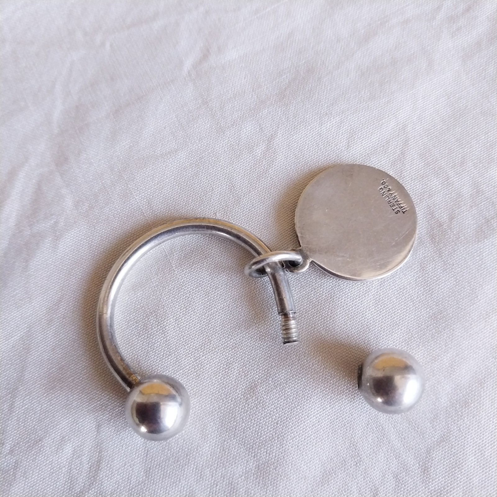 Tiffany & CO. Sterling Silver Key Ring