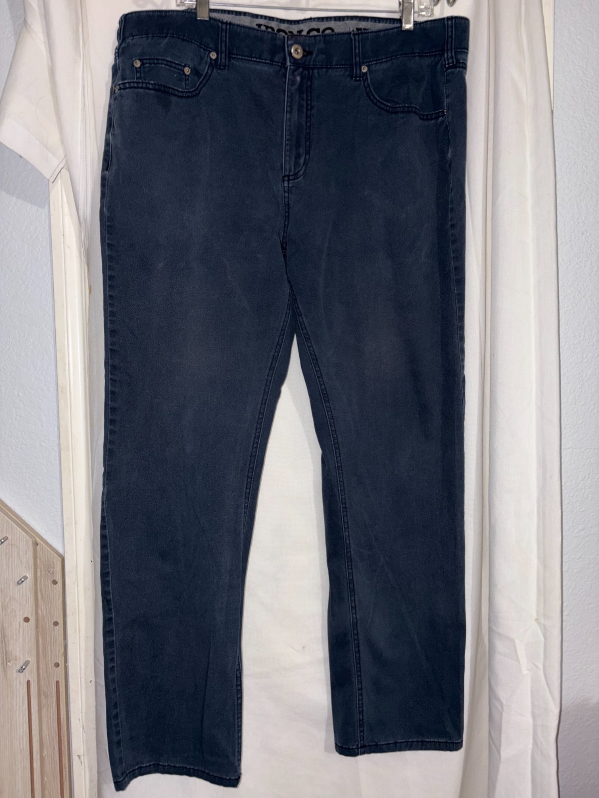 Iron Co. Men’s Jeans – Dark Wash – Straight/Classic Fit – 38×32
