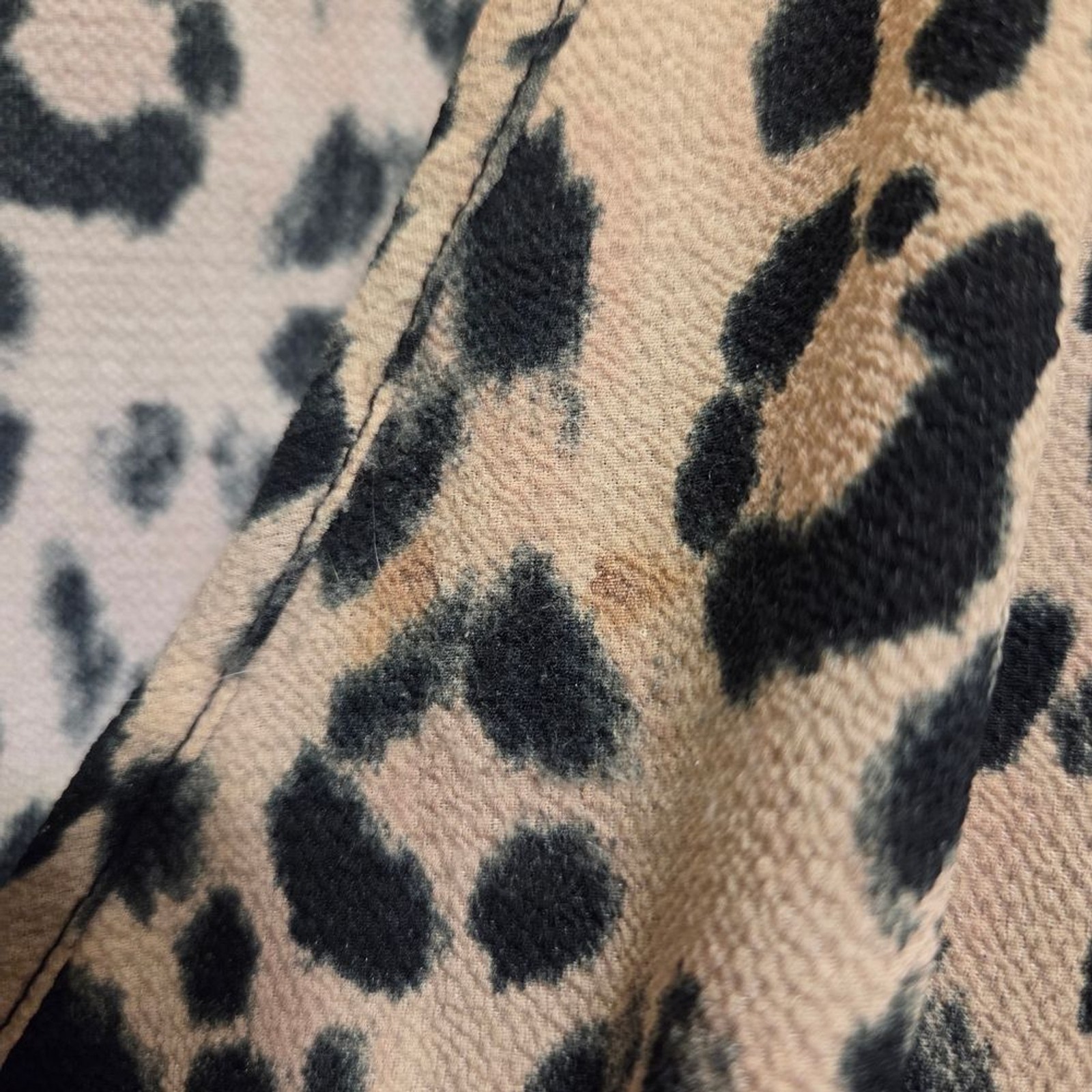 Boohoo Leopard Print Wrap Dress