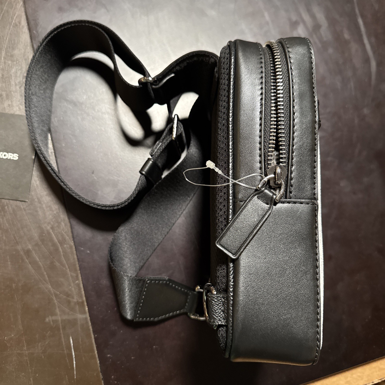Michael Kors Cooper Men Medium Logo Crossbody Fanny Pack Waist Bag Variation