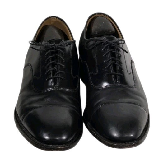 Johnston and Murphy Optima Black Captoe Oxford Shoes Size 12D
