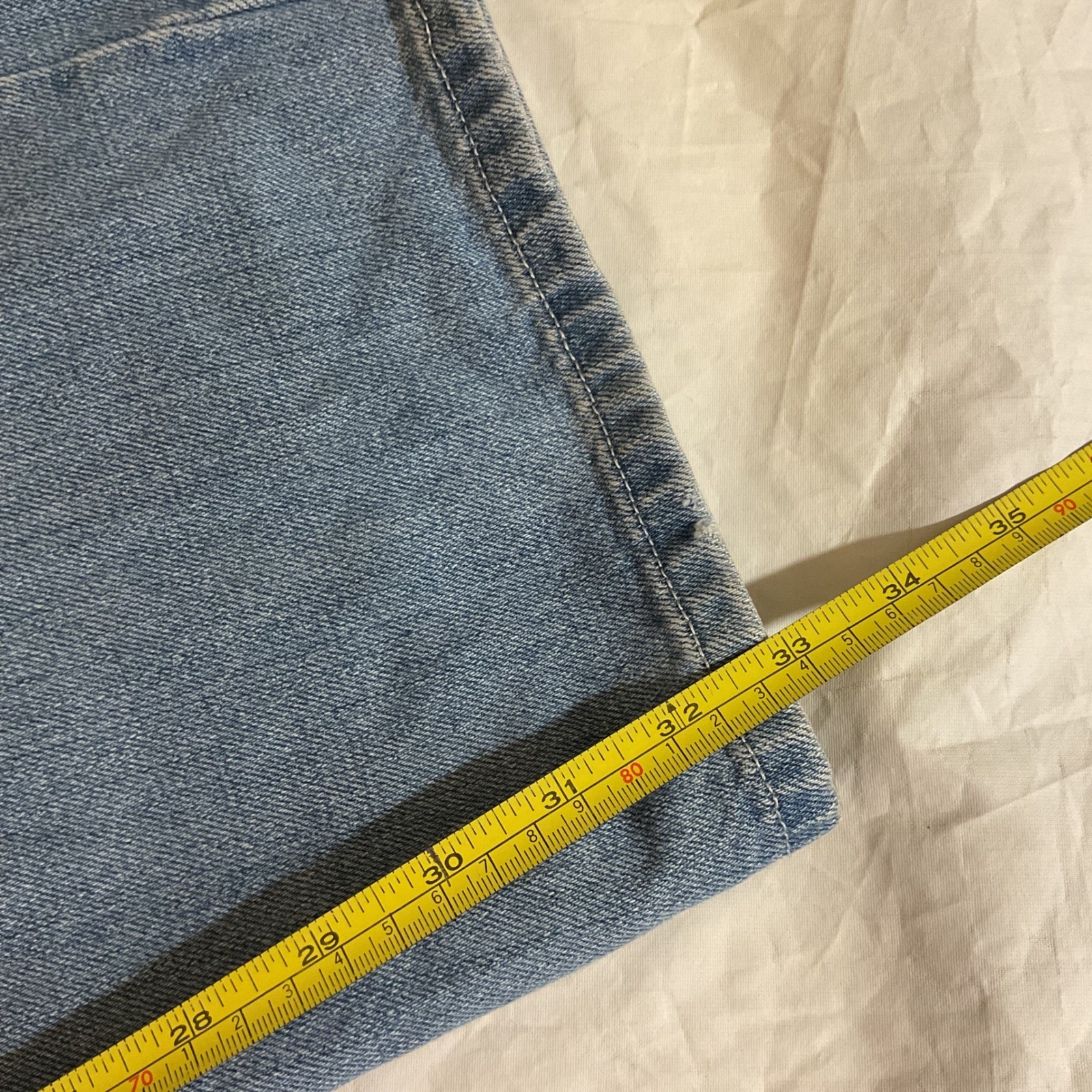 Tupac Makaveli Jeans 42×34 Baggy Denim Fade Graphic Hip Hop Y2K Grunge Rap 90s