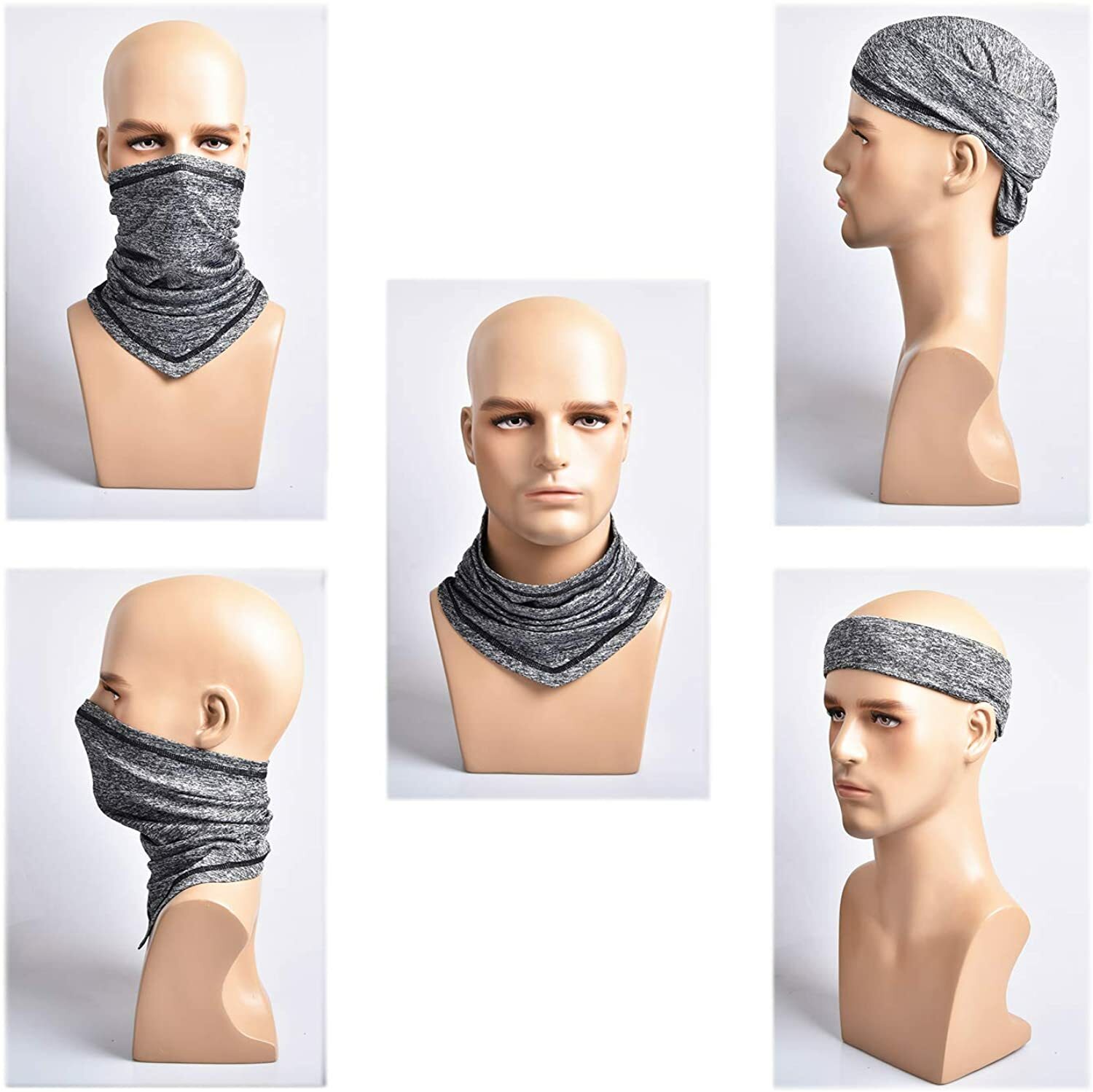 Cooling Neck Gaiter Face Cover Windproof UV Protection Mask Scarf for Men Women