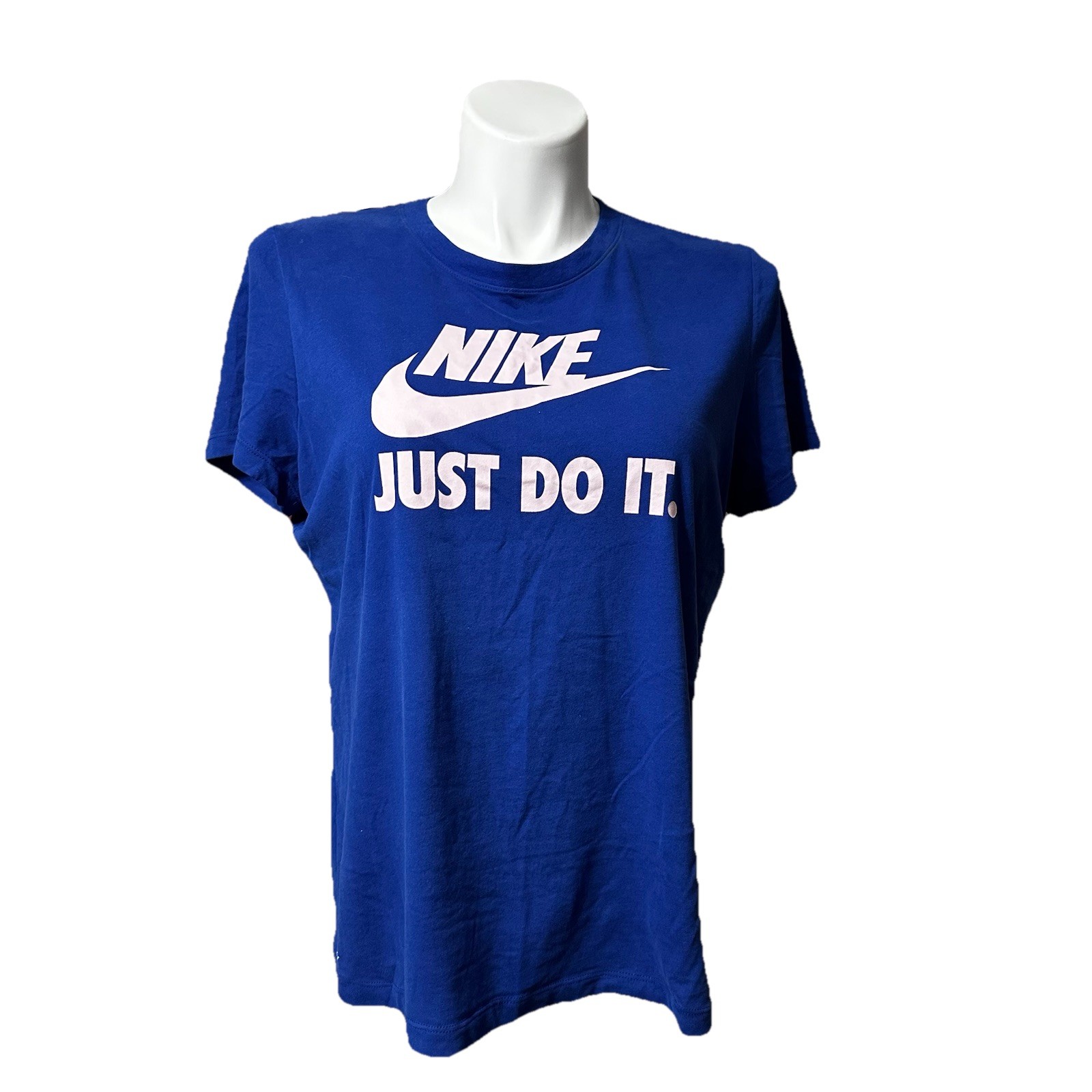 Nike Women’s XL Shirt Blue Short Sleeve Stylish Trendy Top Athletic