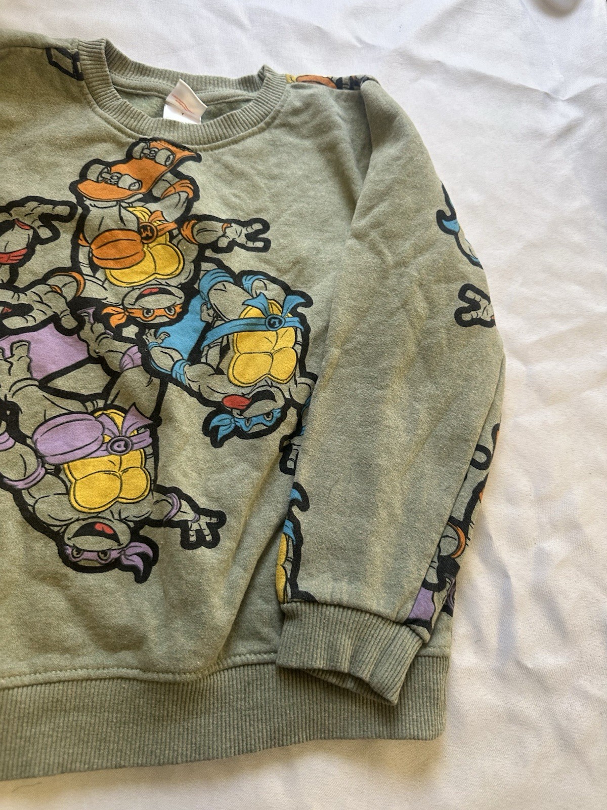 Nickelodeon Ninja Turtles Kids Sweater Size 7 Nickelodeon