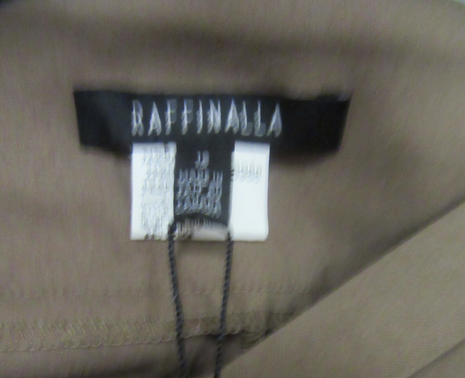 Raffinalla Rayon/Nylon Spandex Tummy Control Brown Taupe Pants SZ 16