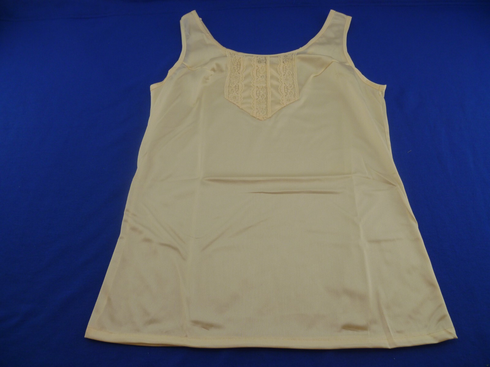 Velrose Irregular Nylon Camisole with Lace Yoke (1530)