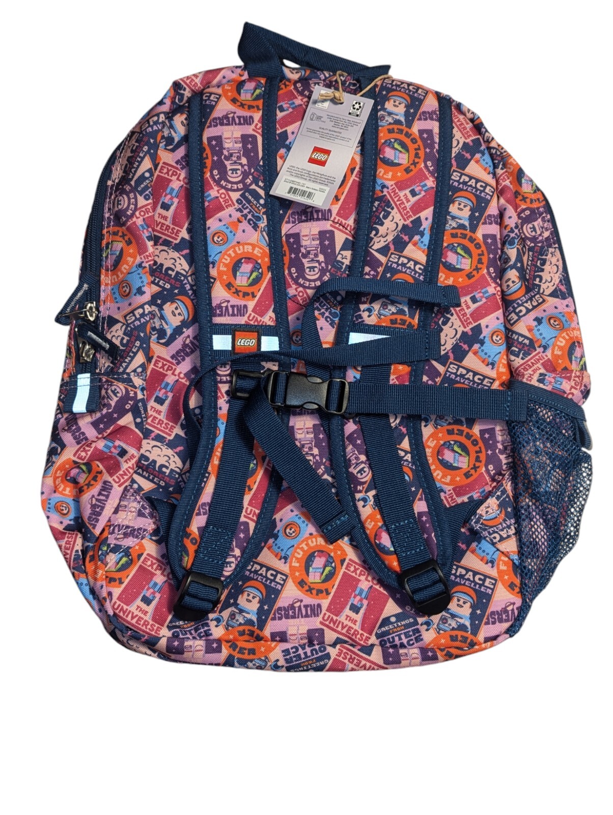 Lego Space Explorers Wanted Kids 16″ Backpack New With Tags Free Shipping