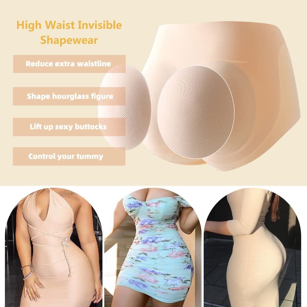 BIG FAKE ASS Butt Hip Enhancer Booty Padded Butt Lifter Panties Body Shaper Lift