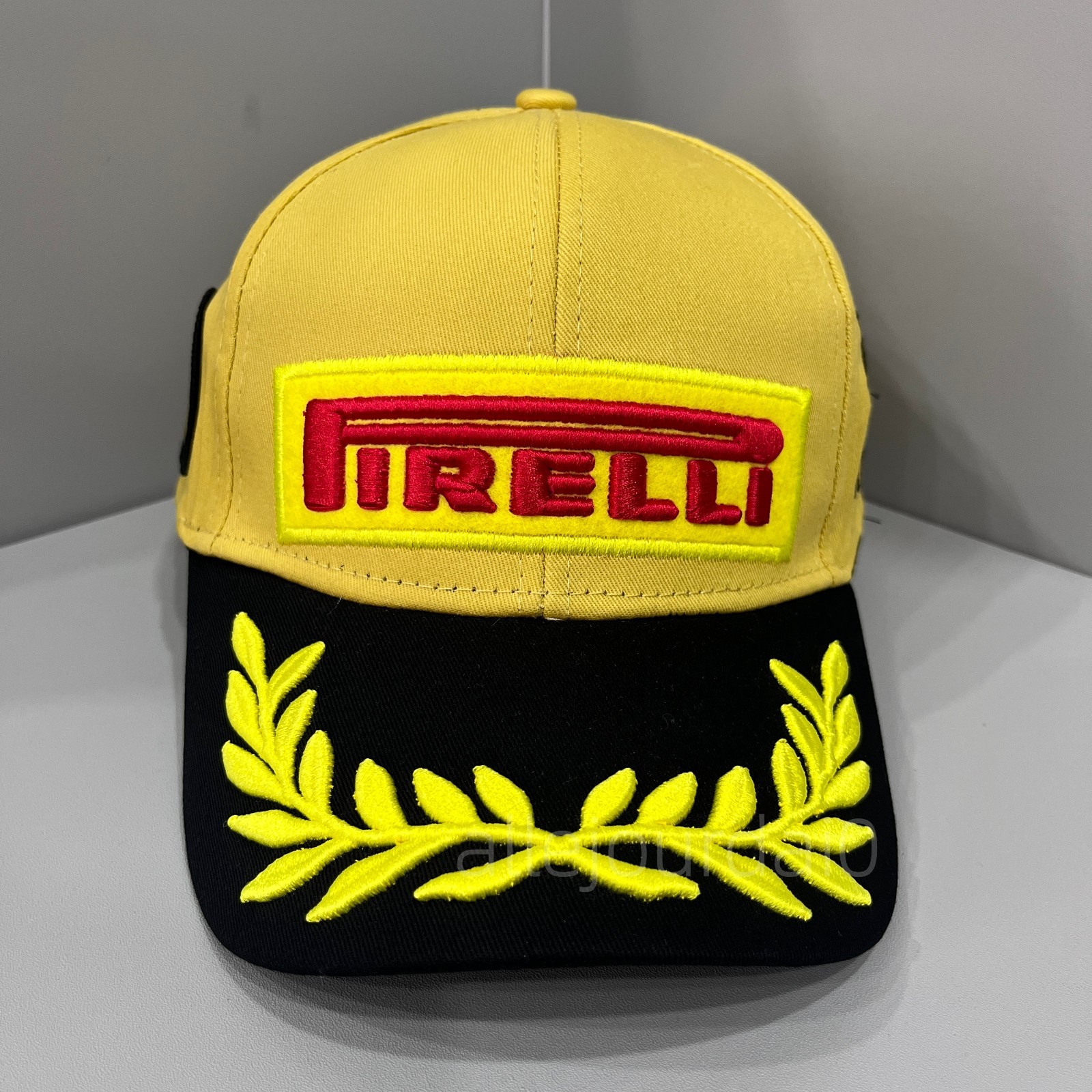 Pirelli Embroidery 1ST 2026 China Yellow Baseball Cap Adjustable
