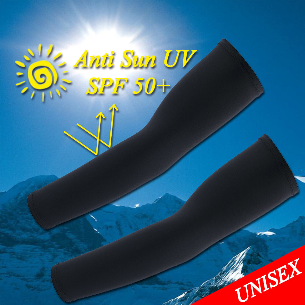 UV Sun Protection Arm Sleeves Tattoo Cover Up UPF 50 Compression Cooling Sleeve
