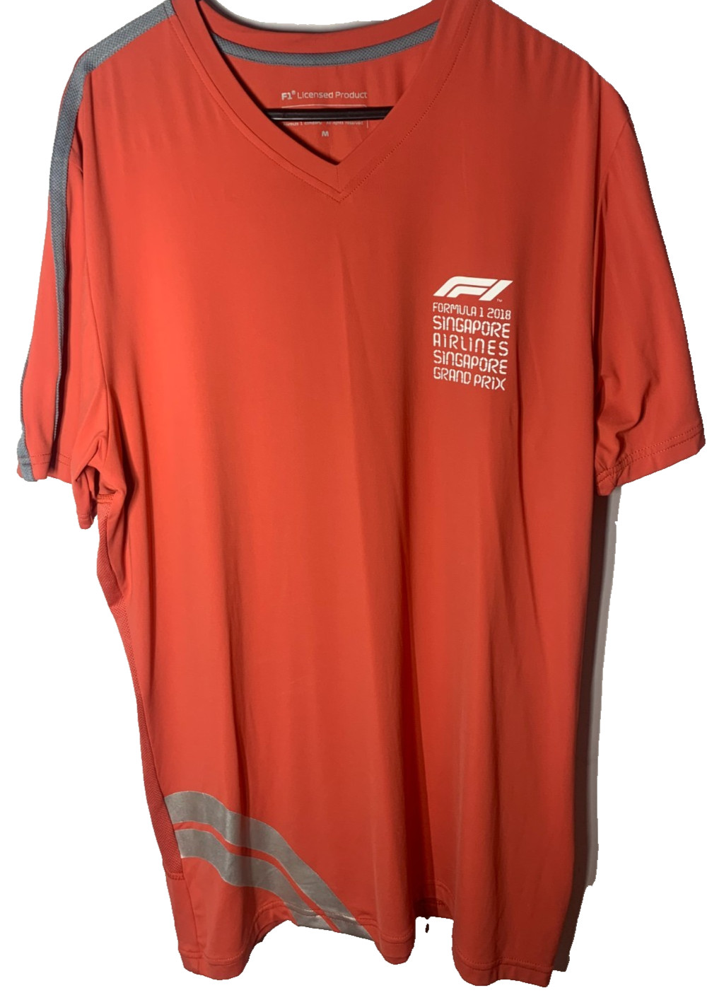 F1 Formula One Men Shirt Medium Licensed Product Singapore Grand Prix Top Tee