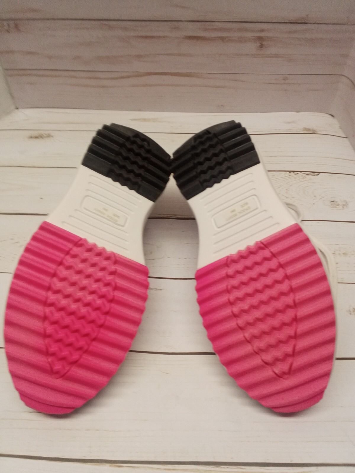Joy Comfort Performance Mesh Sneakers w/ Podiatric Insole White,Pink,Black US 6M