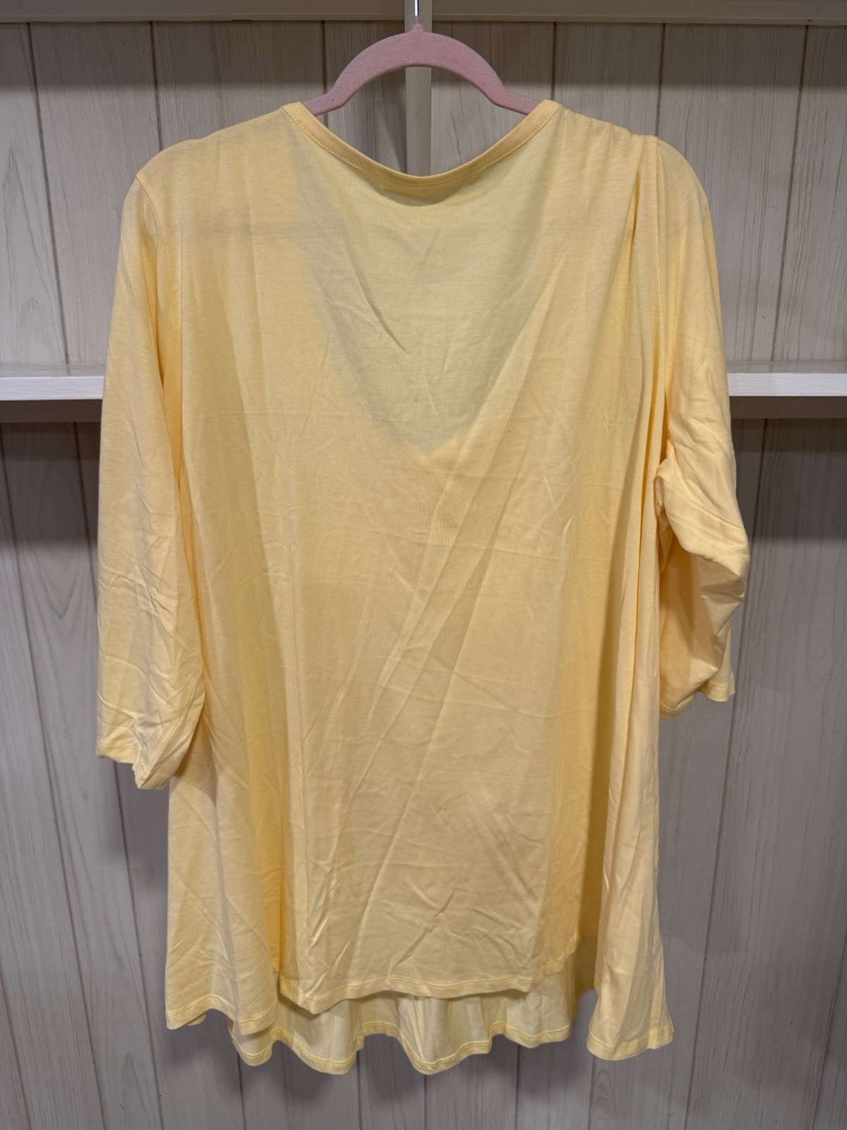 Woman Within 1X 22/24 Women’s Yellow Top
