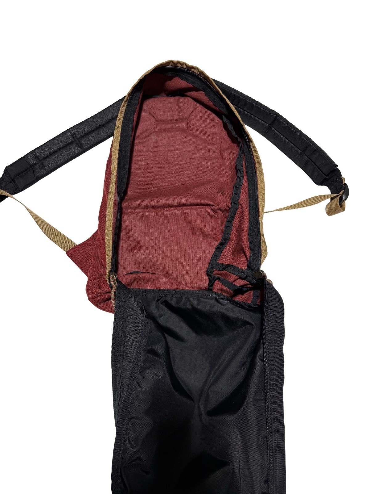 Vintage Timberland Weathergear Backpack – Red/Black/Tan