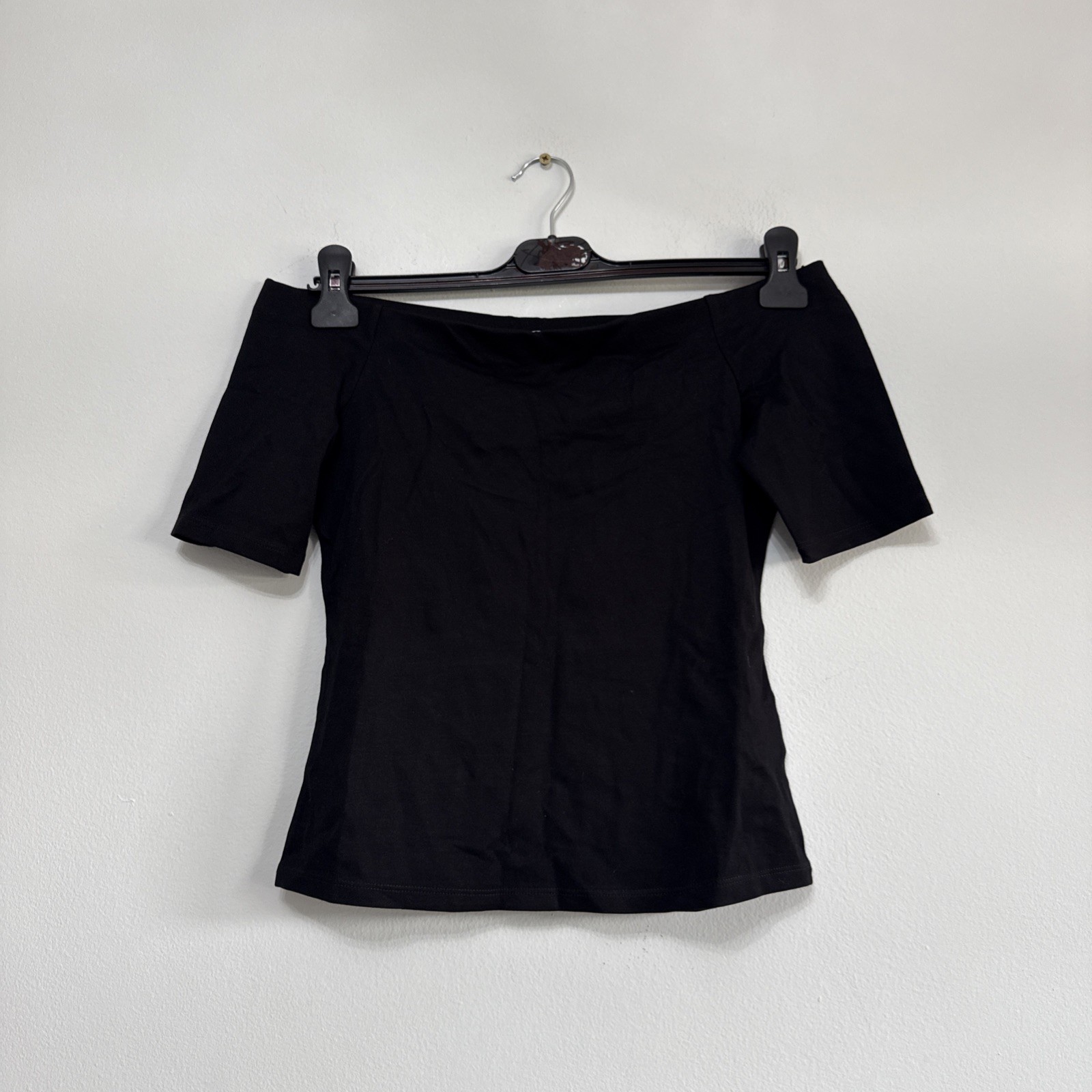 H& M OFF-THE-SHOULDER JERSEY TOP Small Size BNWT