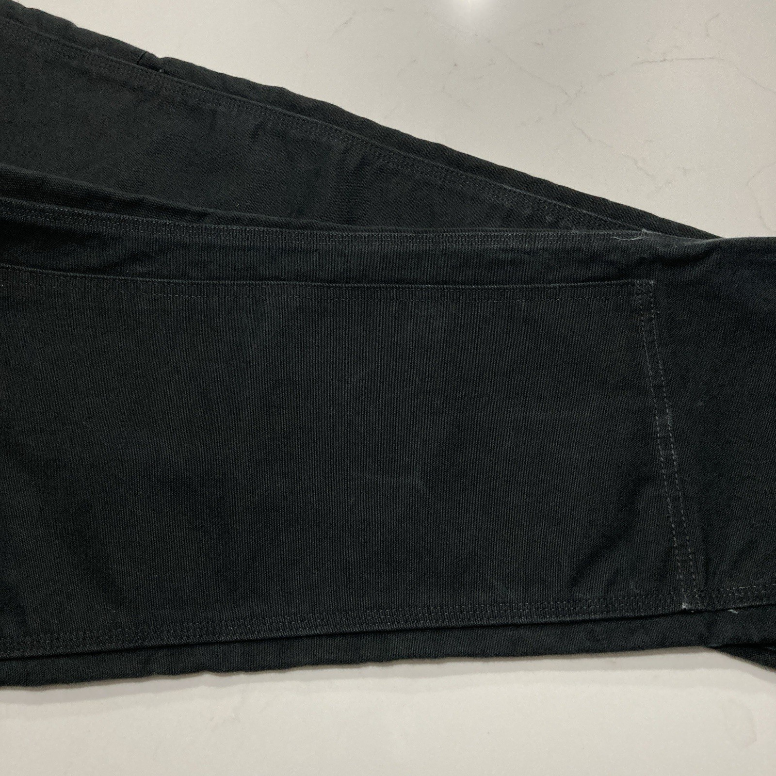 Carhartt B01 BLK Double Knee Work Pants Mens 33×34 Dungaree Fit