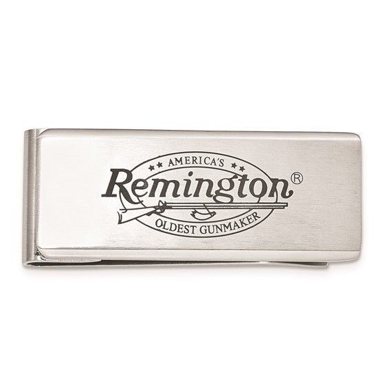 REMINGTON Classic Americas Oldest Gunmaker Stainless Steel Money Clip