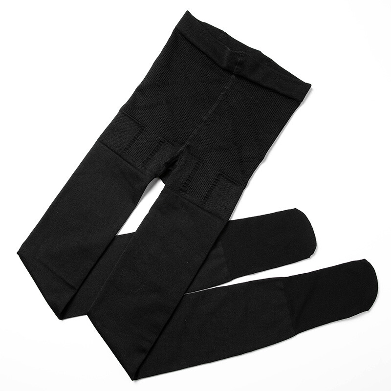 Lady High Waist Sculpting Compression Pantyhose Tights Full Length Body Shaper