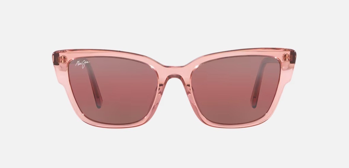 Authentic MAUI JIM KIOPA’A Rose Rou Translucent Pink MAUI ROSE LENS Glasses ONLY