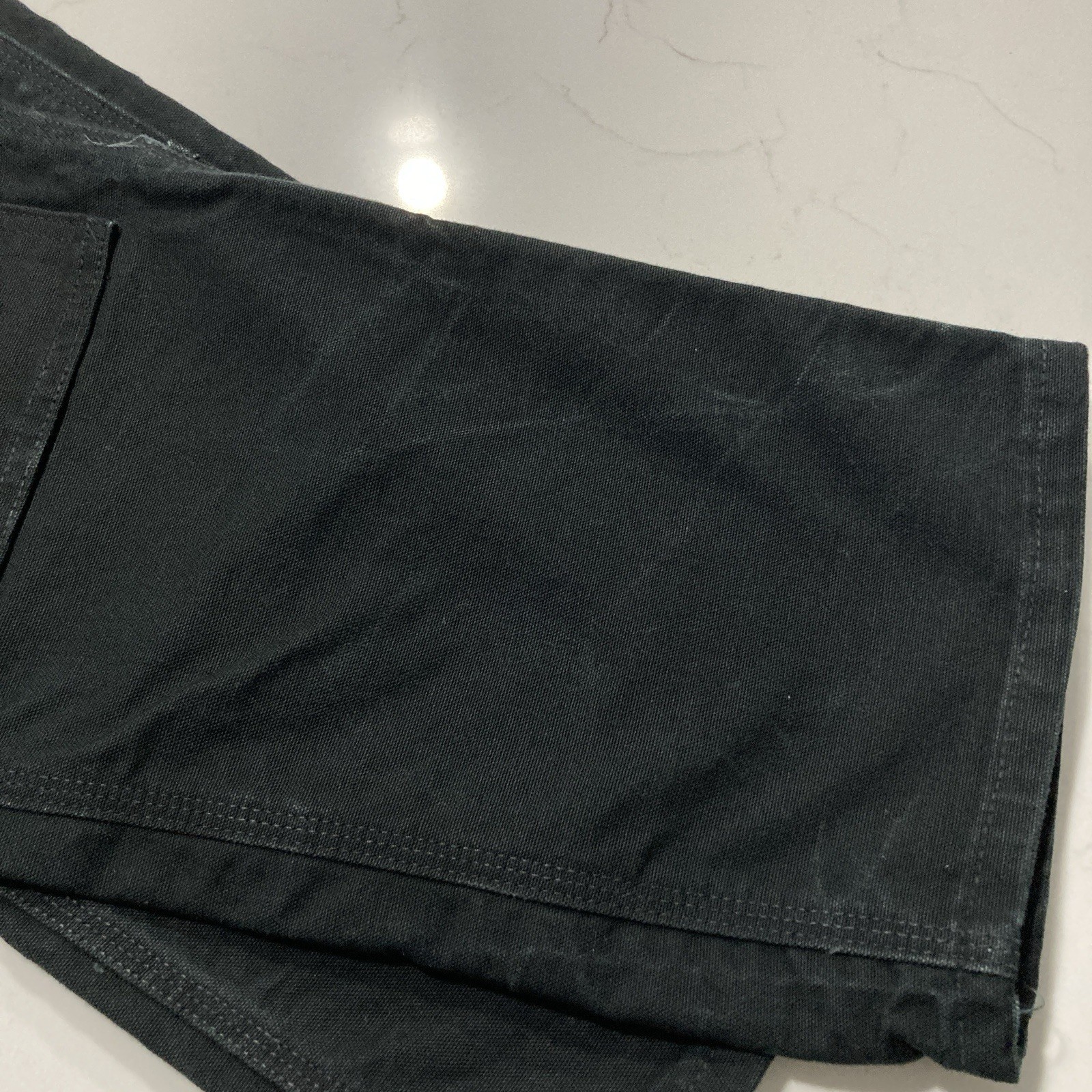 Carhartt B01 BLK Double Knee Work Pants Mens 33×34 Dungaree Fit