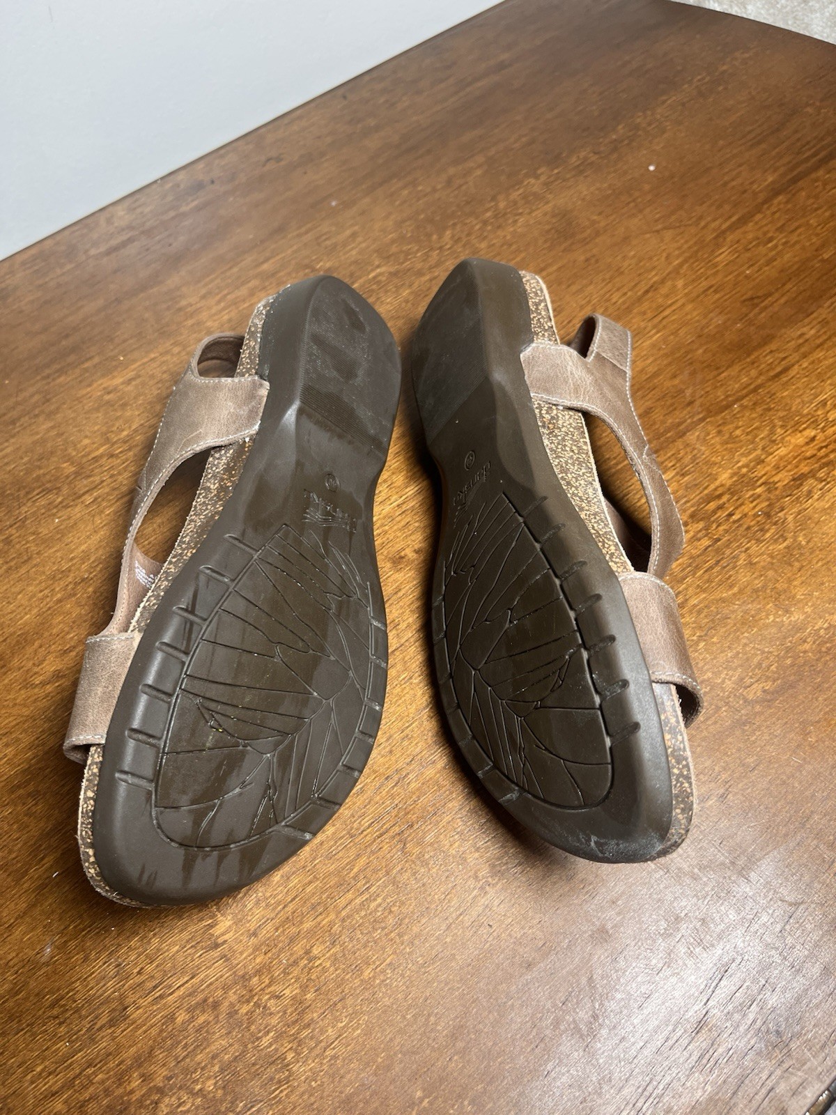 Dansko Reece Toe Loop Sandals Brown Slingback Leather 40 Women’s