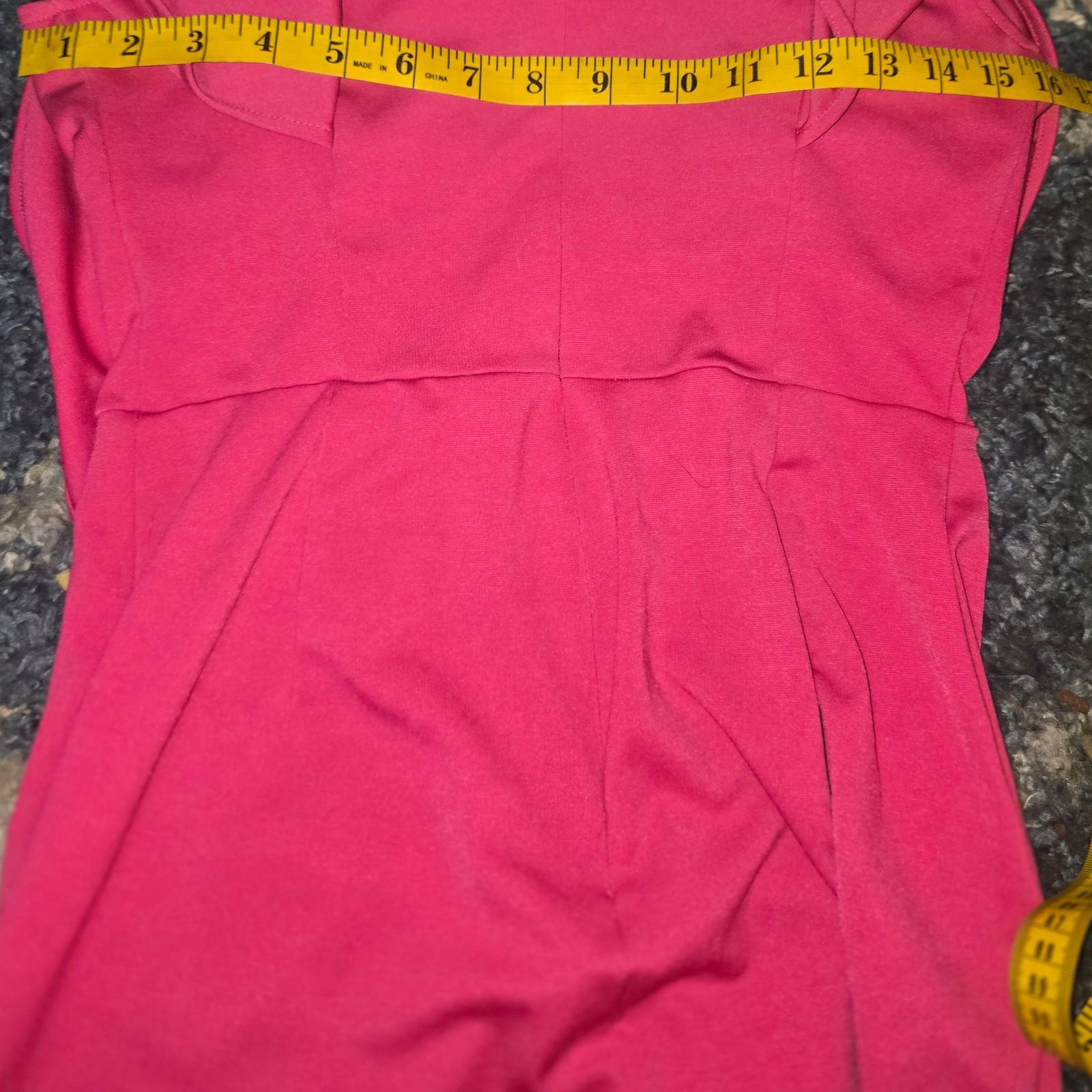Grace Karin Women’s Magenta Flutter Sleeve Round Neck Midi Sheath Dress